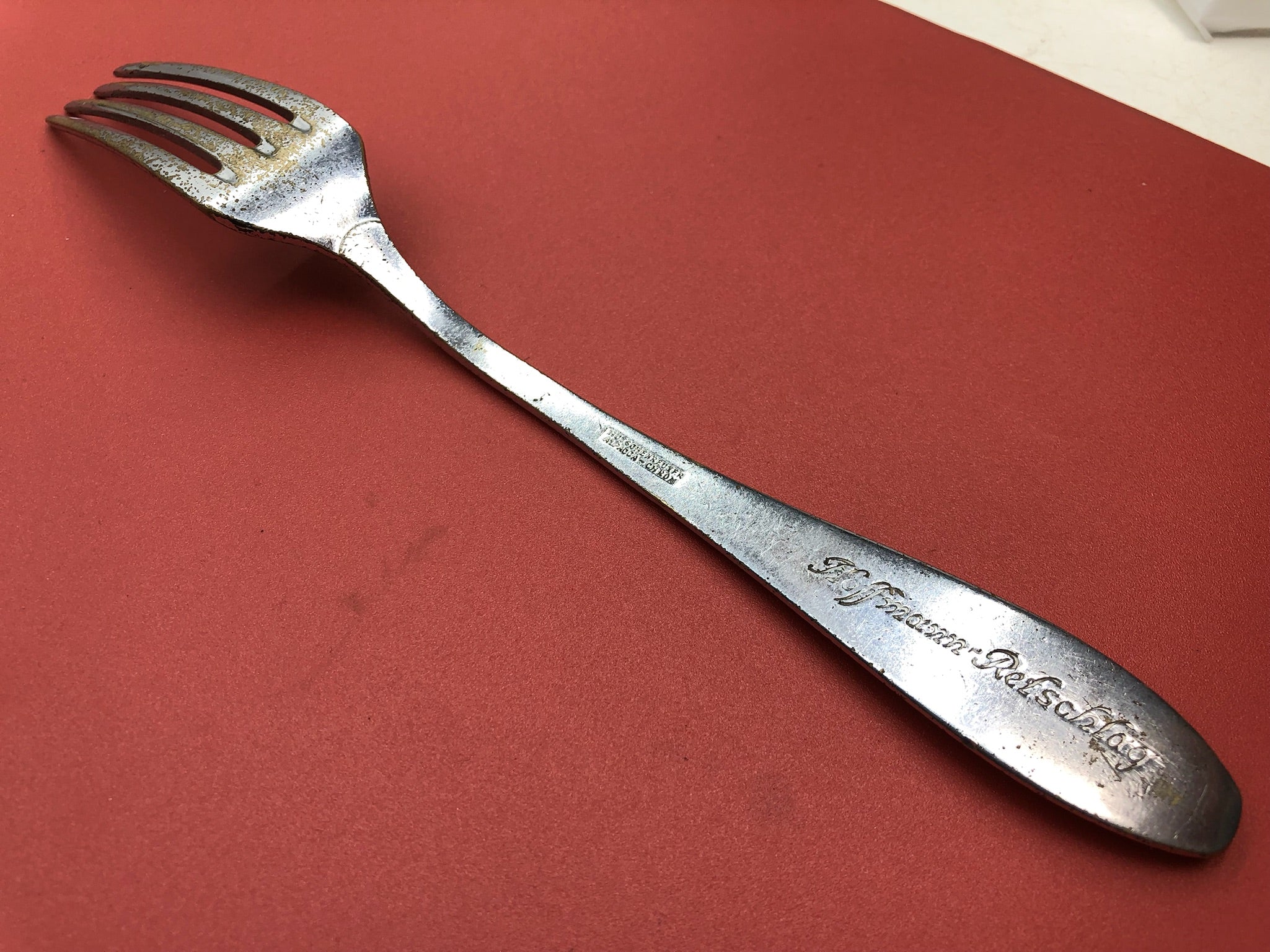Original WW2 German Hoffmann Reichlag Fork - The Militaria Shop