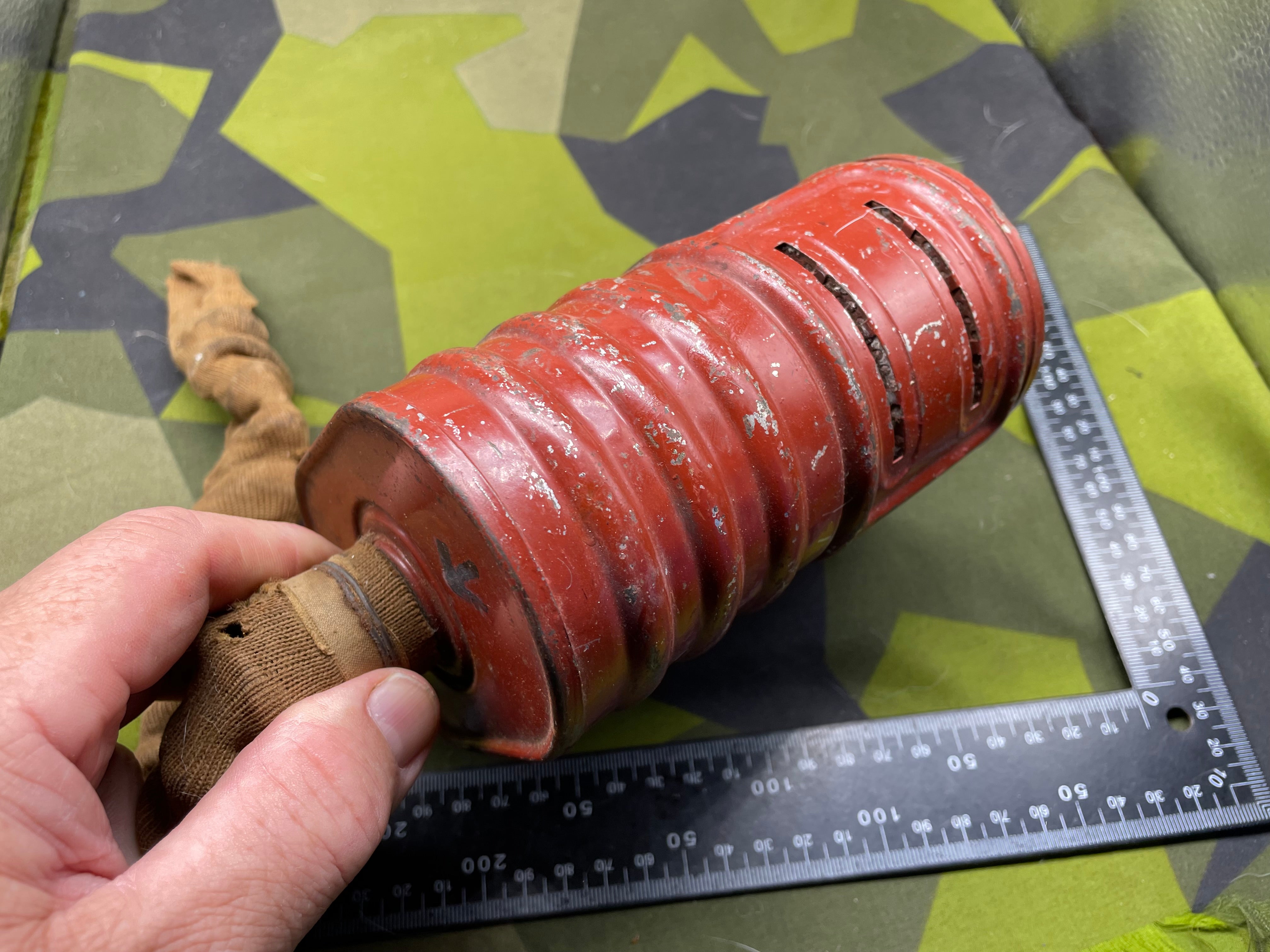 Original WW2 British Army General Service Respirator Filter - The Militaria Shop
