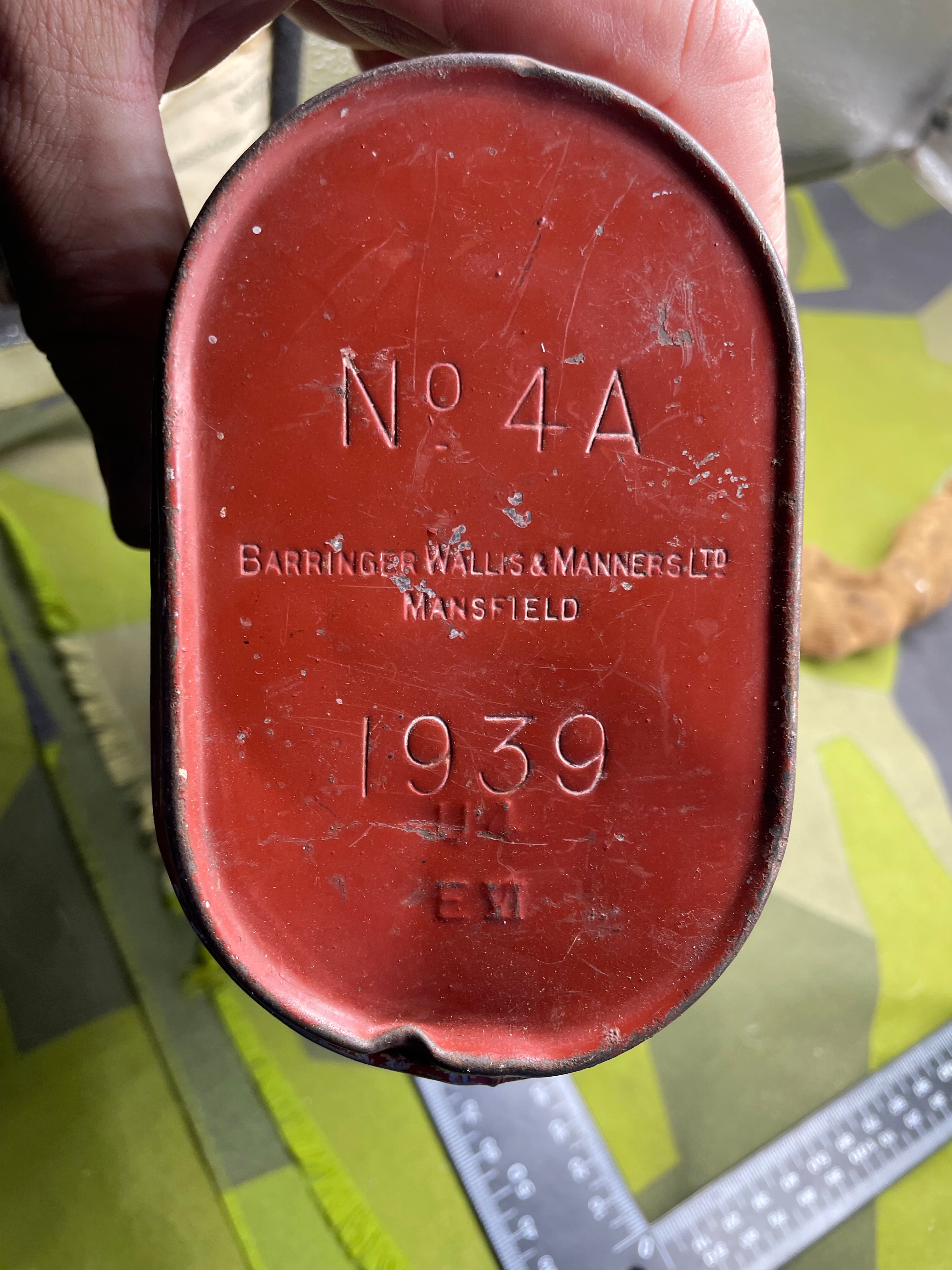 Original WW2 British Army General Service Respirator Filter - The Militaria Shop