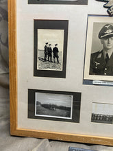 Load image into Gallery viewer, Interesting WW2 German Luftwaffe Badge and Photographic Group Framed
