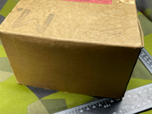 Load image into Gallery viewer, Original WW2 British Home Front Civilian Black Gas Mask in Box with Label
