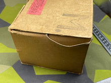 Load image into Gallery viewer, Original WW2 British Home Front Civilian Black Gas Mask in Box with Label

