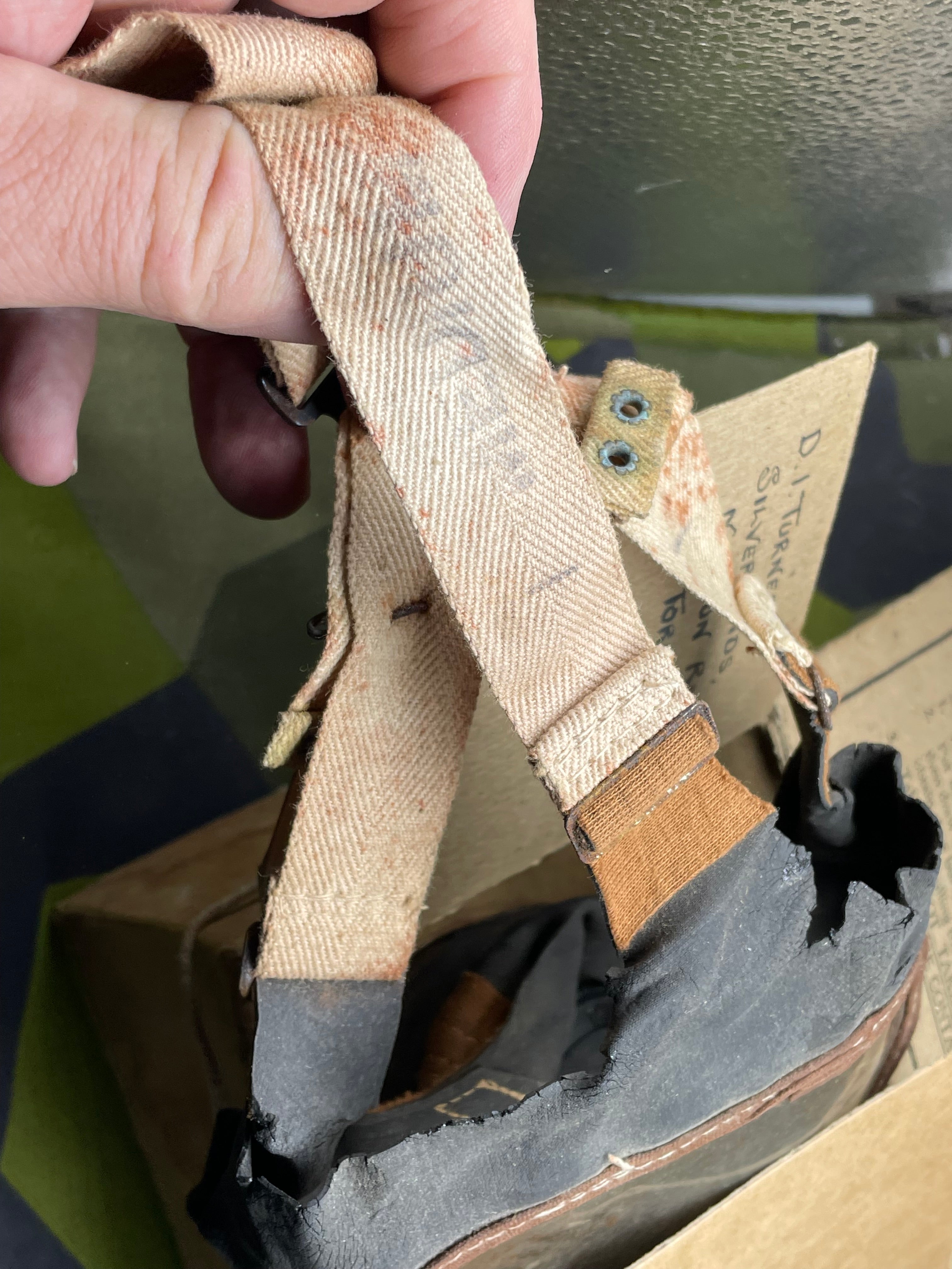 Original WW2 British Home Front Civilian Gas Mask in Named Box (Torquay) - The Militaria Shop