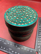 1937 dated British Civilian Gas Mask Filter in good condition - The Militaria Shop
