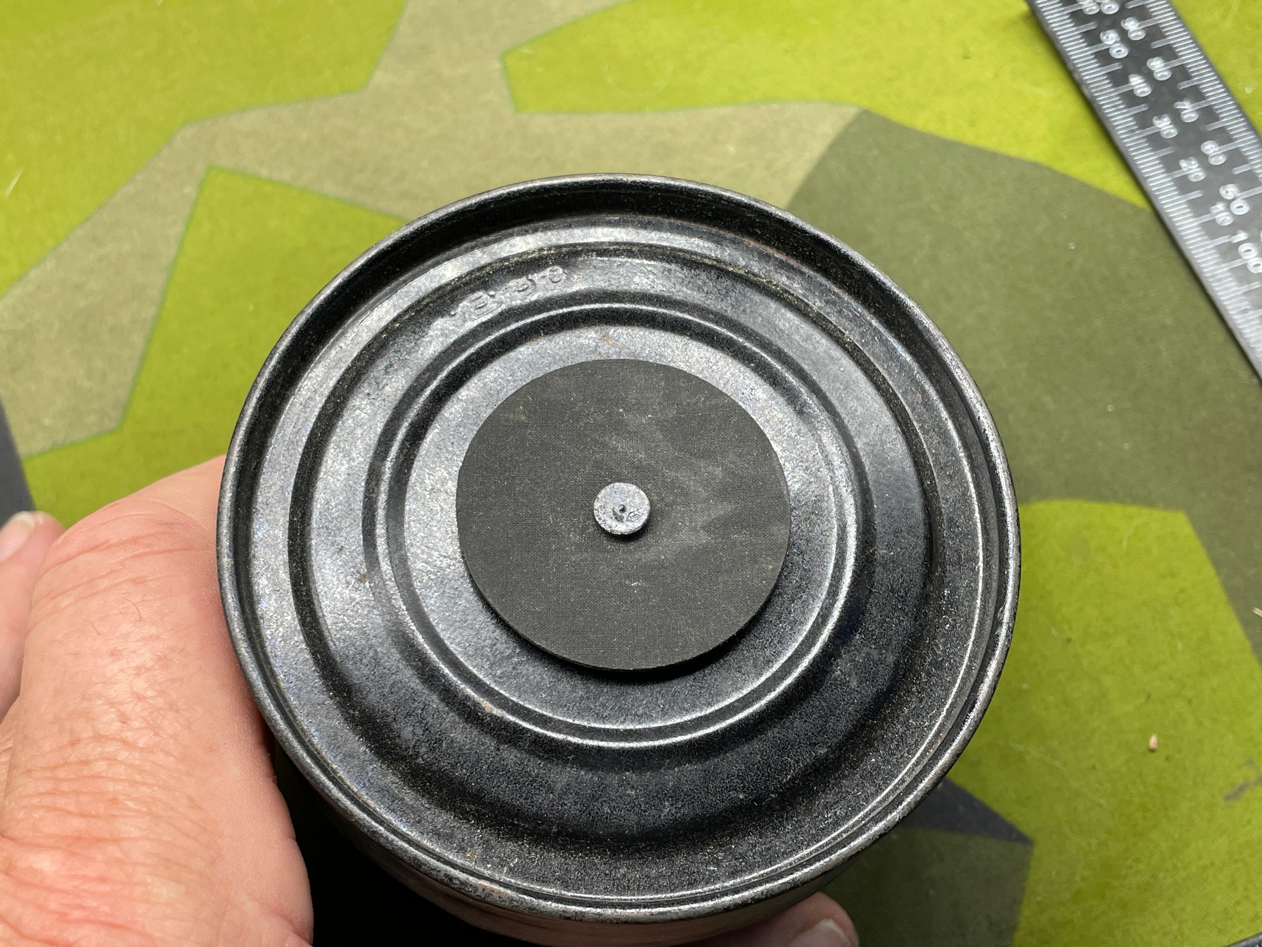 Original WW2 British Home Front Civilian Gas Mask Spare Filter - The Militaria Shop