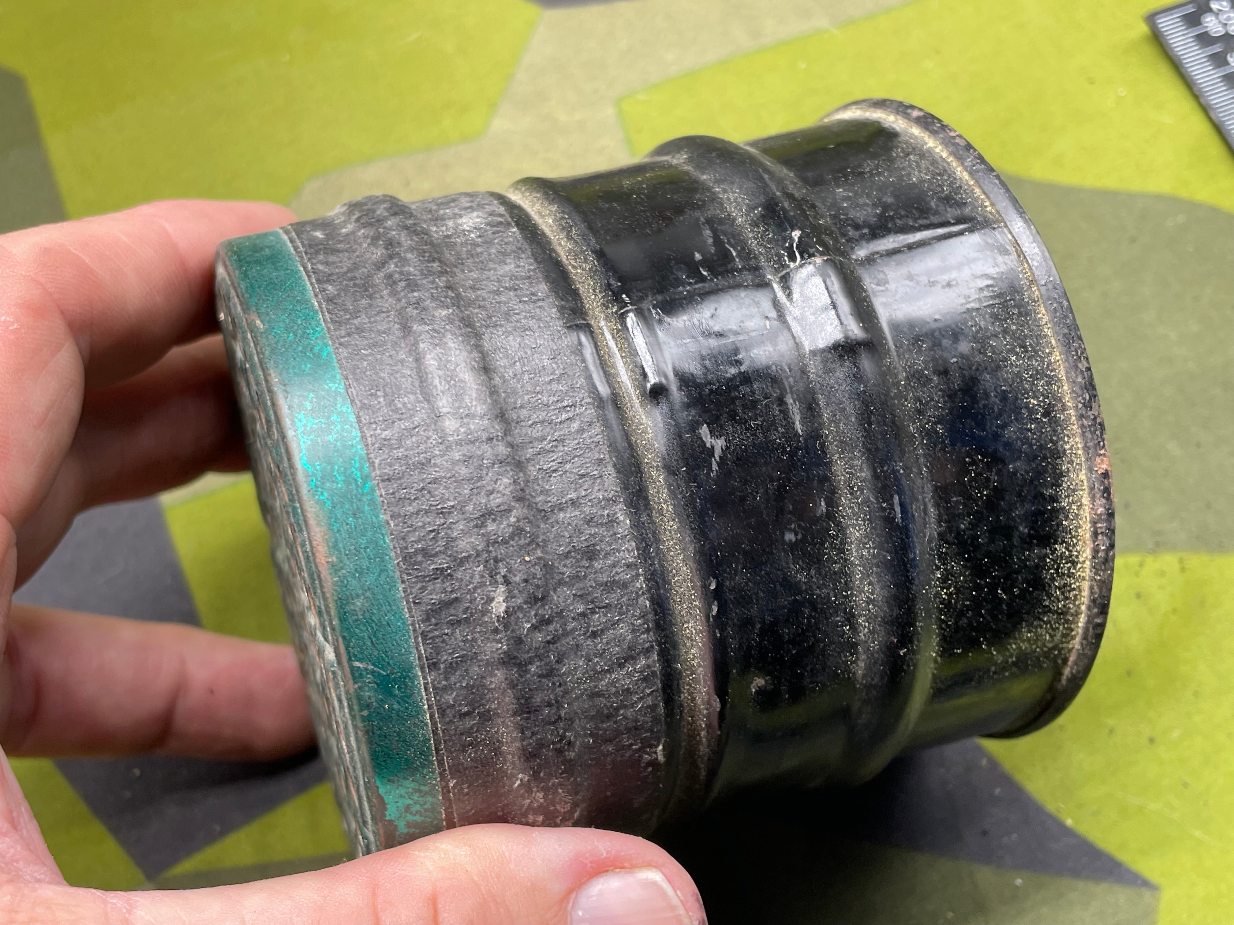 Original WW2 British Home Front Civilian Gas Mask Spare Filter - The Militaria Shop