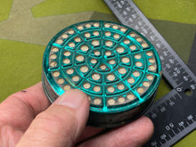 Lade das Bild in den Galerie-Viewer, Original WW2 British Home Front Civilian Gas Mask Spare Filter Grill
