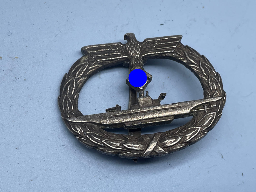 WW2 German Kriegsmarine Uboat Badge - Maker Marked