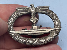 Charger l&#39;image dans la galerie, WW2 German Kriegsmarine Uboat Badge - Maker Marked
