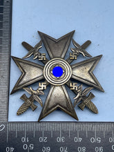 Charger l&#39;image dans la galerie, WW2 German Spanish Cross in Silver
