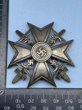 Charger l&#39;image dans la galerie, WW2 German Spanish Cross in Silver
