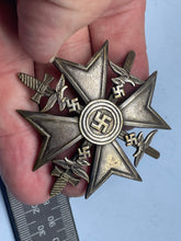 Charger l&#39;image dans la galerie, WW2 German Spanish Cross in Silver
