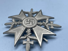 Charger l&#39;image dans la galerie, WW2 German Spanish Cross in Silver
