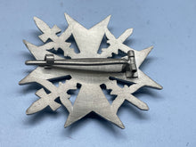 Charger l&#39;image dans la galerie, WW2 German Spanish Cross in Silver
