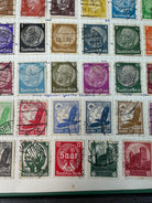 Original WW2 German Stamp Collection Sheet - The Militaria Shop