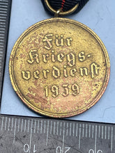 Load image into Gallery viewer, WW2 German War Merit Kriegsverdienstmedaille Medal
