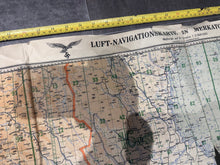 Load image into Gallery viewer, WW2 German Luftwaffe Pilots Navigation Map of Europe - 1943 - The Militaria Shop
