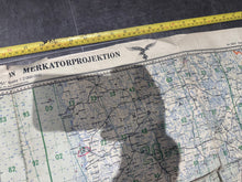 Load image into Gallery viewer, WW2 German Luftwaffe Pilots Navigation Map of Europe - 1943 - The Militaria Shop

