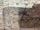 WW2 German Luftwaffe Pilots Navigation Map of Europe - 1943 - The Militaria Shop