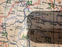 Load image into Gallery viewer, WW2 German Luftwaffe Pilots Navigation Map of Europe - 1943 - The Militaria Shop
