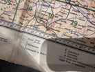 WW2 German Luftwaffe Pilots Navigation Map of Europe - 1943 - The Militaria Shop