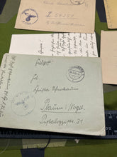 Load image into Gallery viewer, Original WW2 German Army Field Post Letters in Envelopes 

