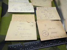 Load image into Gallery viewer, Original WW2 German Army Field Post Letters in Envelopes 
