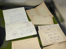 Load image into Gallery viewer, Original WW2 German Army Field Post Letters in Envelopes 
