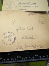 Load image into Gallery viewer, Original WW2 German Army Field Post Letters in Envelopes 
