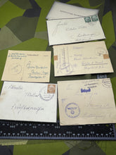 Load image into Gallery viewer, Original WW2 German Army Field Post Letters in Envelopes 

