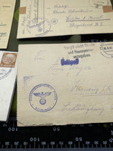 Load image into Gallery viewer, Original WW2 German Army Field Post Letters in Envelopes 
