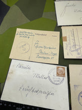Load image into Gallery viewer, Original WW2 German Army Field Post Letters in Envelopes 
