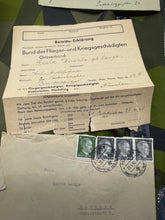 Load image into Gallery viewer, Original WW2 German Army Field Post Letters in Envelopes 
