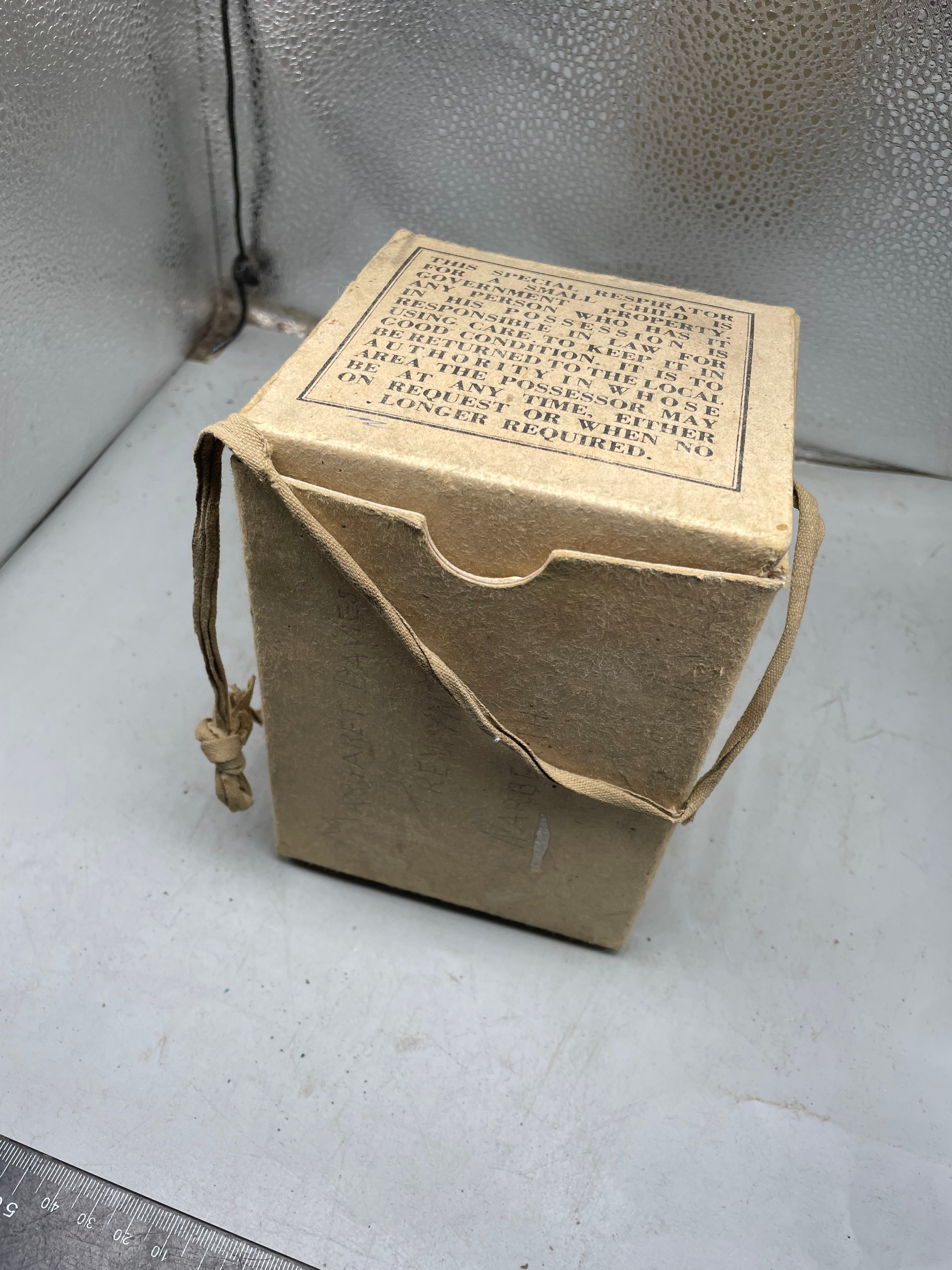 Original WW2 British Home Front Childs Mickey Mouse Gas Mask in Box - The Militaria Shop