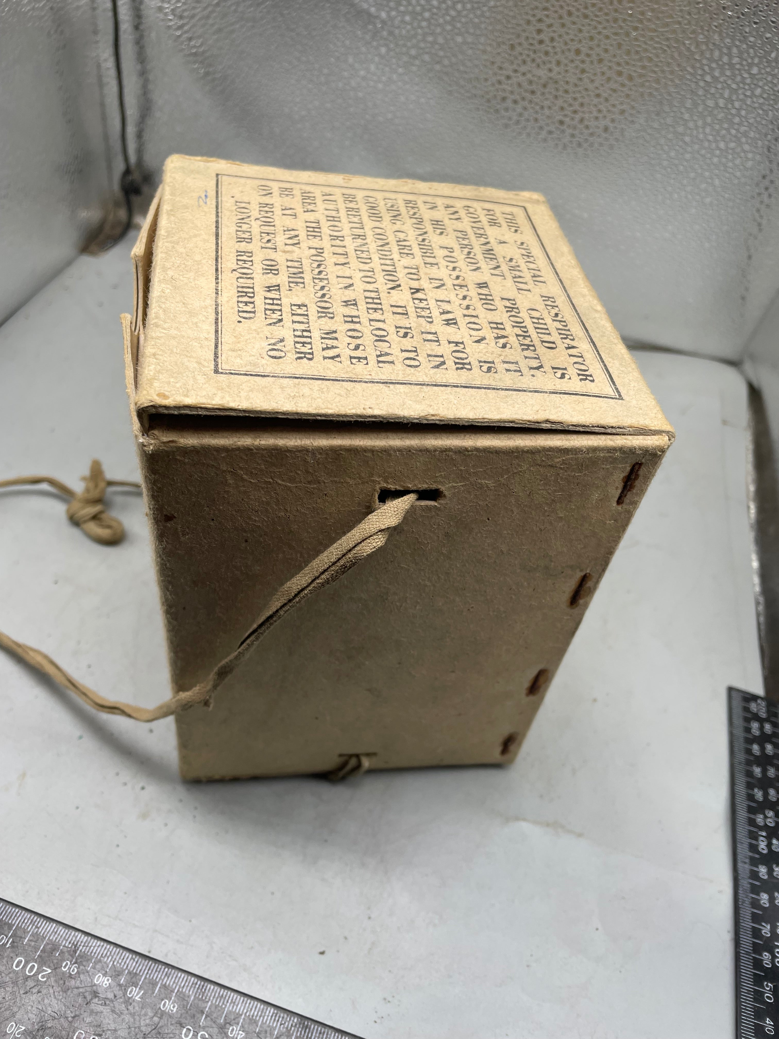 Original WW2 British Home Front Childs Mickey Mouse Gas Mask in Box - The Militaria Shop