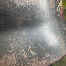 Load image into Gallery viewer, Original WW2 German Luftwaffe Double Decal Helmet - M35 Early Blue
