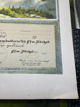 Charger l&#39;image dans la galerie, Interesting Pair of WW2 German Flak Battery Presentation Award Documents 
