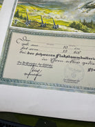 Interesting Pair of WW2 German Flak Battery Presentation Award Documents - The Militaria Shop