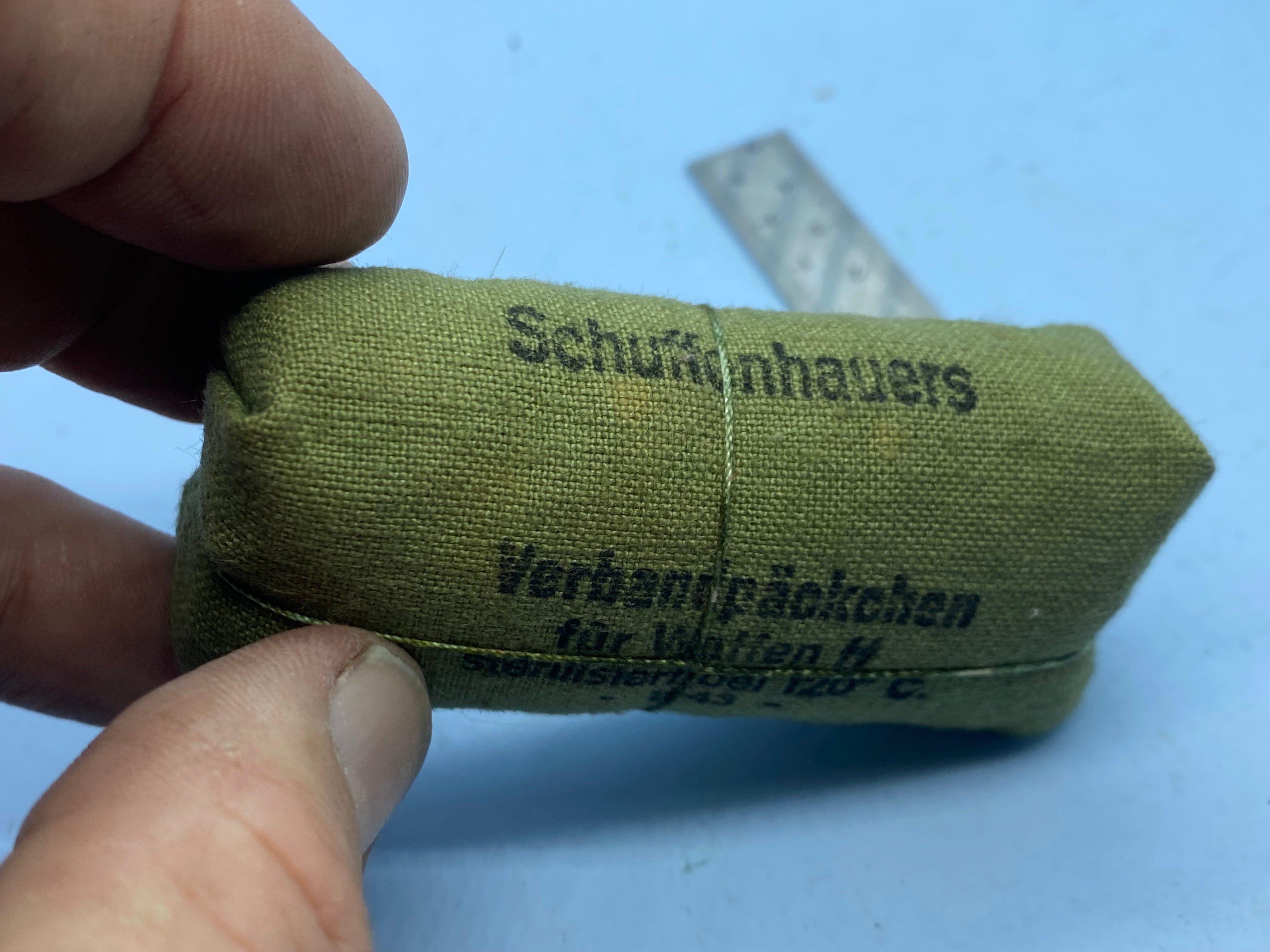 Reproduction WW2 SS / German Army Wound Dressing - The Militaria Shop