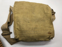 Load image into Gallery viewer, Original WW2 British Army GSR Gas Mask &amp; Bag Set
