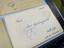 Charger l&#39;image dans la galerie, Original Group of WW2 German Army Feld Post Letters to Germany from a Soldier
