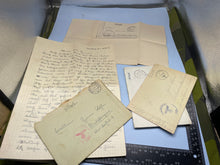 Charger l&#39;image dans la galerie, Original Group of WW2 German Army Feld Post Letters to Germany from a Soldier
