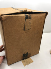 Load image into Gallery viewer, Original WW2 British Home Front ARP Warden Gas Mask - Bag &amp; Issue Box
