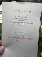 WW2 German Socialist Workers Certificates - Job Lot - The Militaria Shop