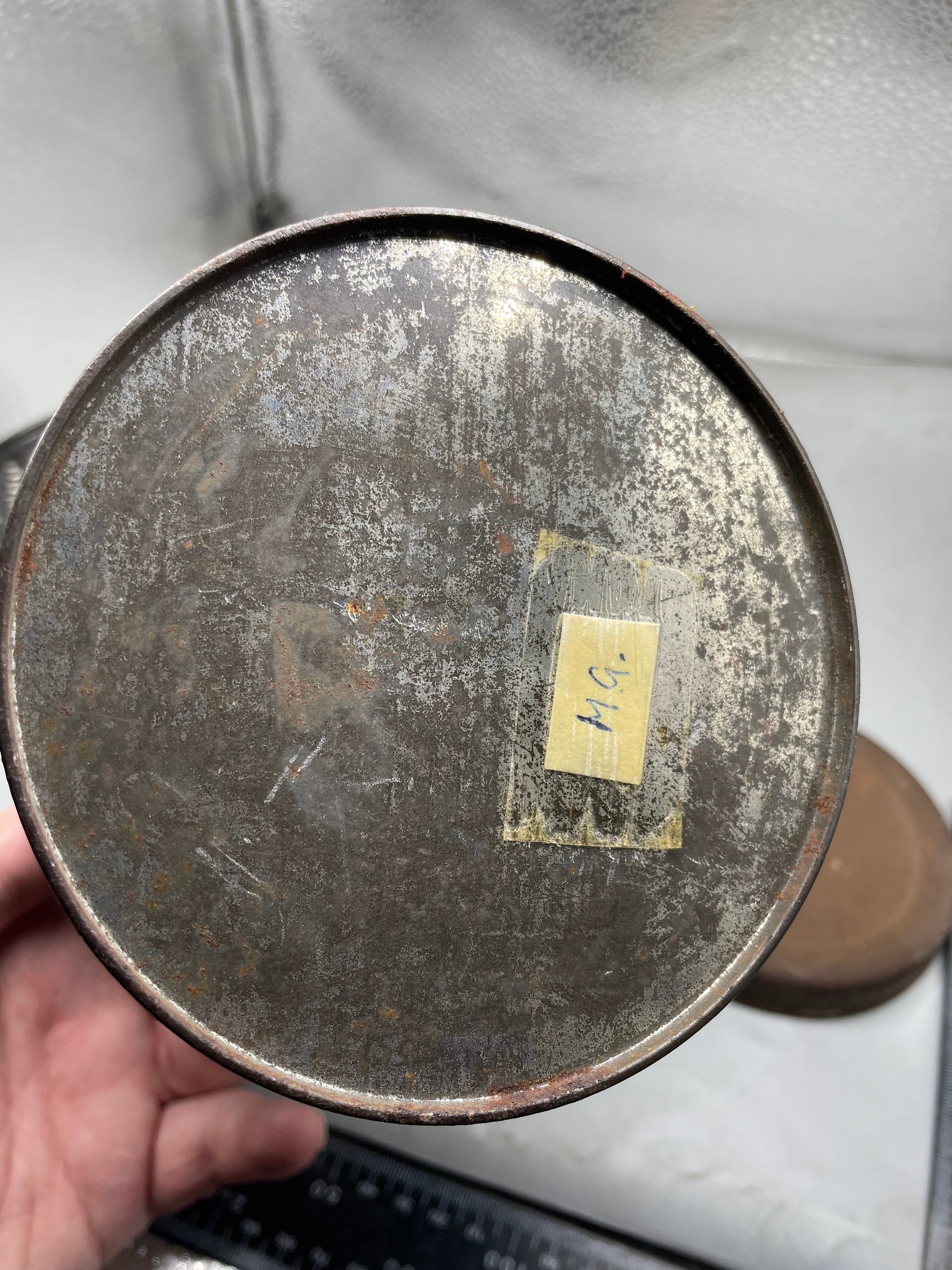 WW2 British Civilian Gas Mask in Private Purchase Carrying Tin - The Militaria Shop