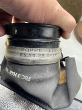 Charger l'image dans la galerie, WW2 British Civilian Gas Mask in Private Purchase Carrying Tin
