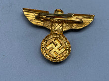 Charger l&#39;image dans la galerie, WW2 German Political Official&#39;s Gilt Cap Eagle

