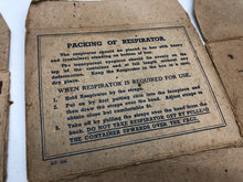 Load image into Gallery viewer, Original British WW2 Civillian Respirator Gas Mask Packaging
