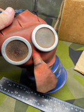 Lade das Bild in den Galerie-Viewer, Original WW2 British Home Front Childrens' Mickey Mouse Gas Mask in Box with Paperwork
