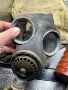 Original WW2 British Army General Service Respirator & Bag in excellent condition - The Militaria Shop